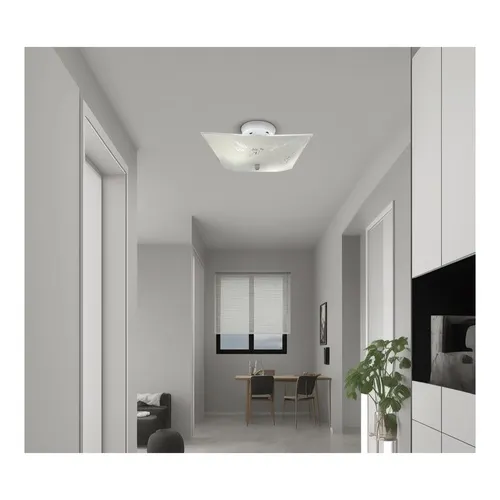 Patriot Lighting® Harvest White 2-Light Semi-Flush Mount Ceiling Light