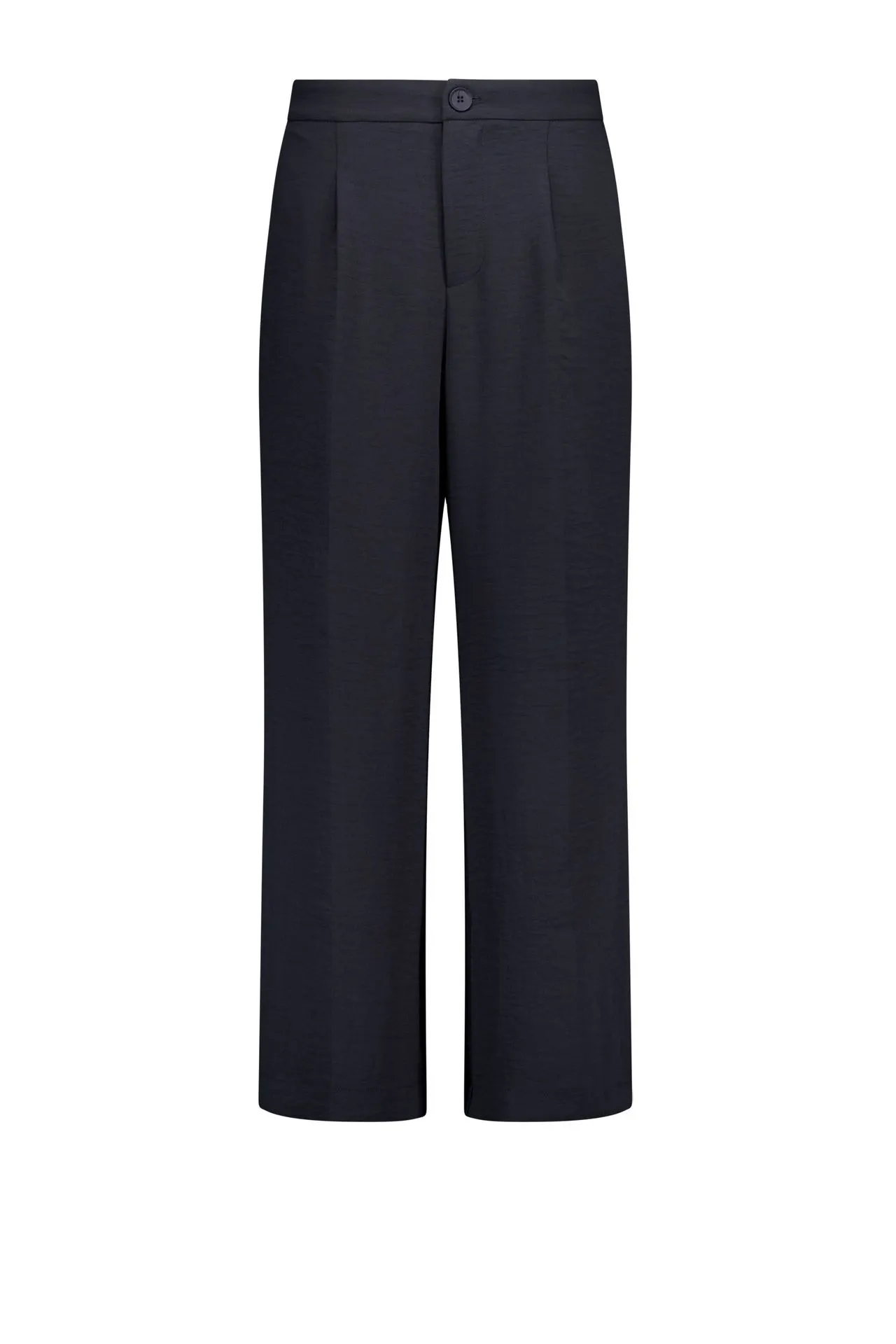 Wide fit pantalon | Donkergrijs