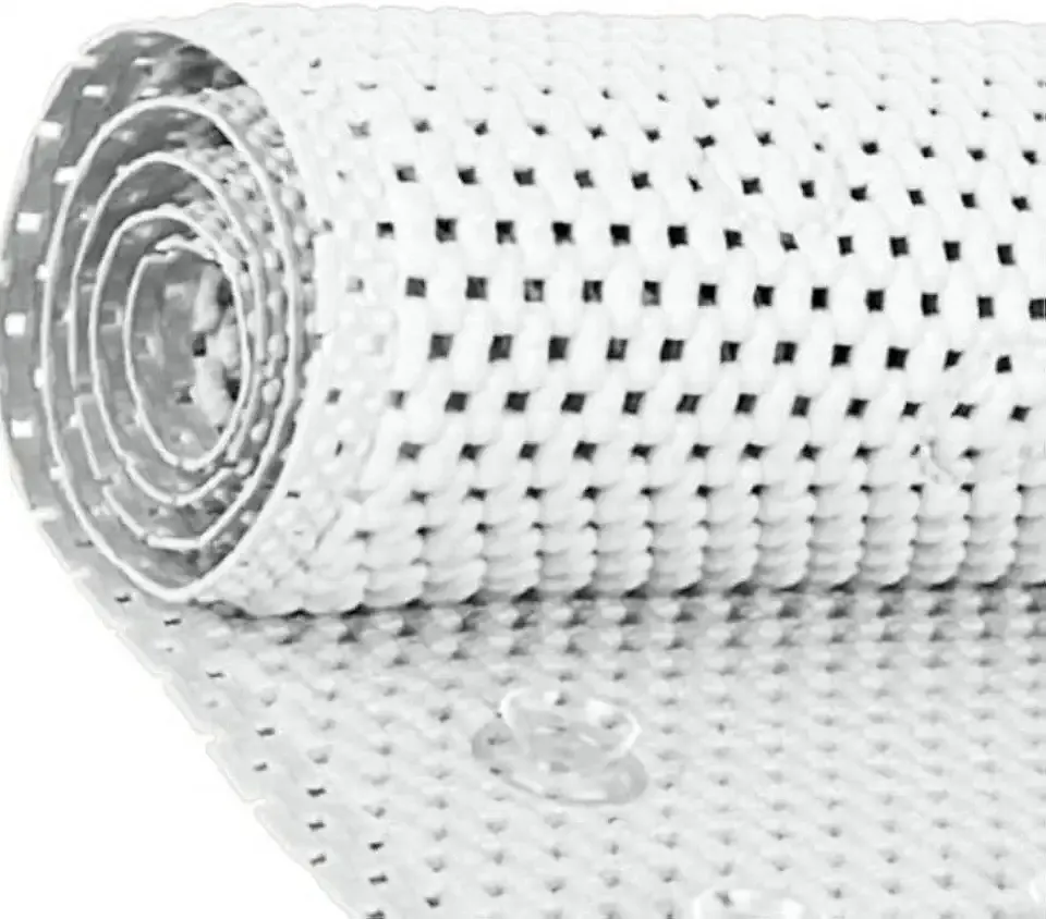 Bathtub Mat Non Slip, Bath Mat for Tub Non Slip, Tub Mat Extra Large 36 x 17 in, Bathtub Mat with Suction Cups & Drain Holes, Soft Foam, Machine Washable, White