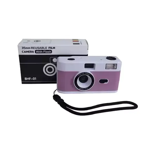 Half Frame Film Camera 35MM, Classic Analogue photography Reusable Film Camera with Flash For Lovely Gifts/Parties/Campings