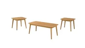 3 Piece Occasional Set (Coffee Table + 2 Side Tables)