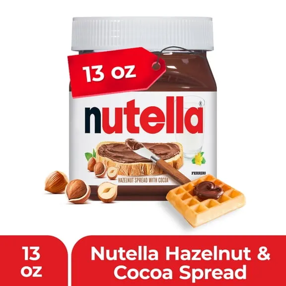 Rollback, Nutella Hazelnut Spread with Cocoa, Creamy Hazelnut Spread, Breakfast Favorite, 13 oz Jar $4.47 Was $4.97