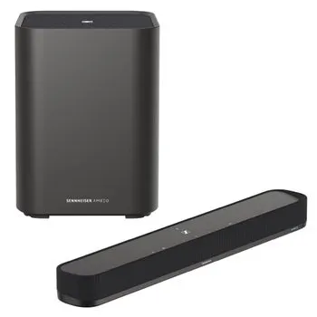 Sennheiser AMBEO 7.1.4 Ch Soundbar Plus and Wireless Subwoofer Bundle