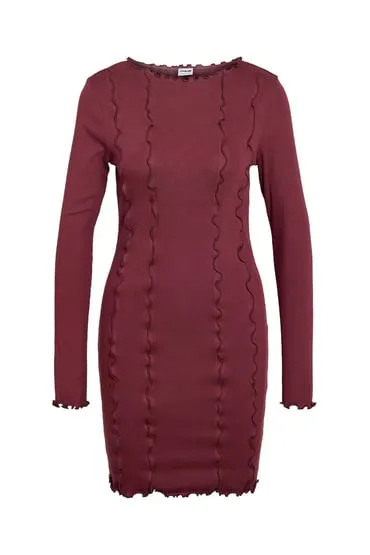 vestido corto costuras