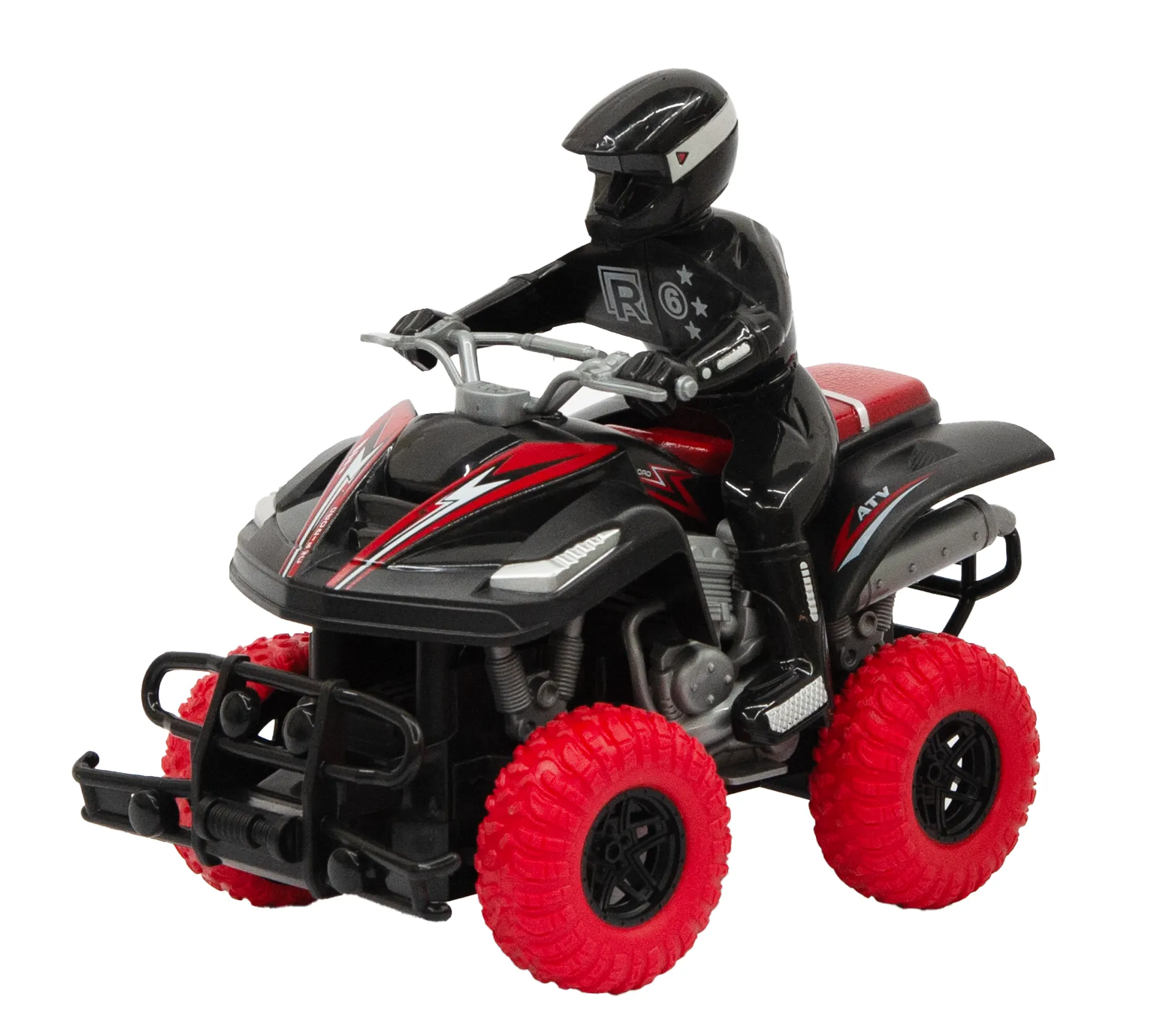 RC ferngesteuertes Quadbike mit Figur 2fa. 6xAA NE Farbe: Rot