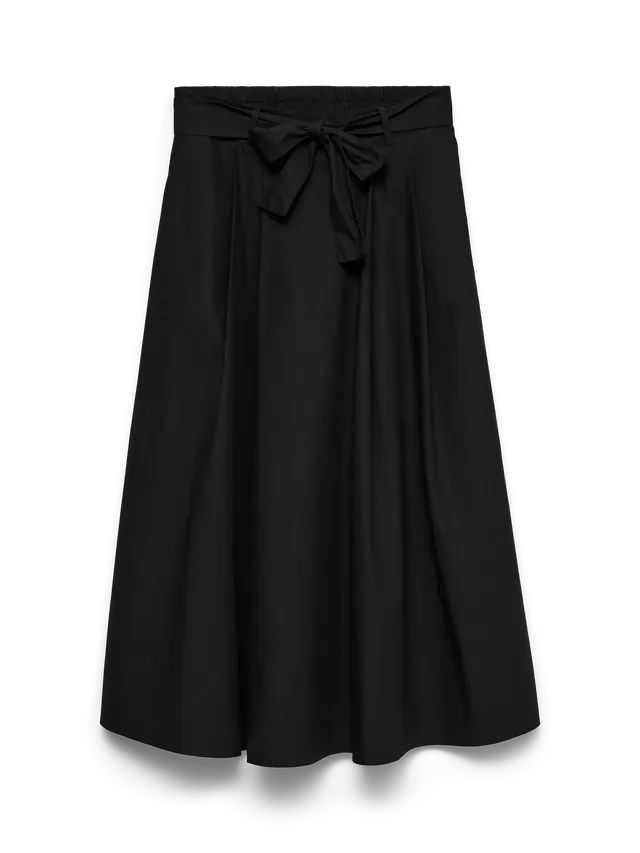 AWLIVA Høy midje Midiskjørt