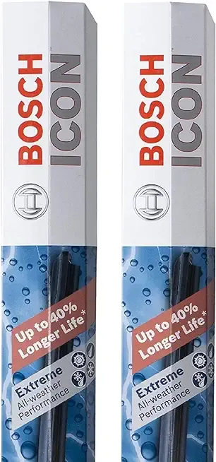 BOSCH 26A16A ICON Beam Wiper Blades - Driver and Passenger Side - Set of 2 Blades (26A & 16A)