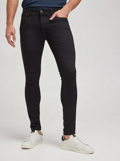 JACK AND JONES Skinny Liam Original In 773 Black Jean