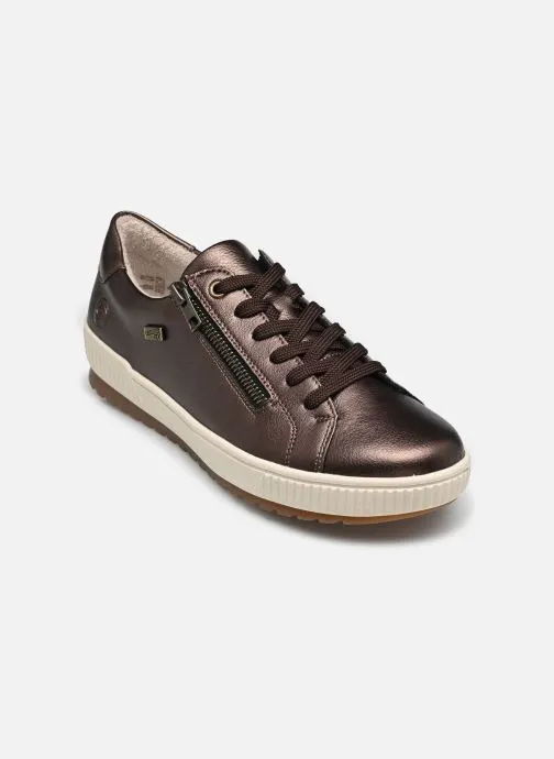 Lage sneakers D0700 dames goud en brons