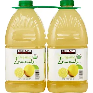 Kirkland Signature, Organic Lemonade, 96 fl oz, 2-count