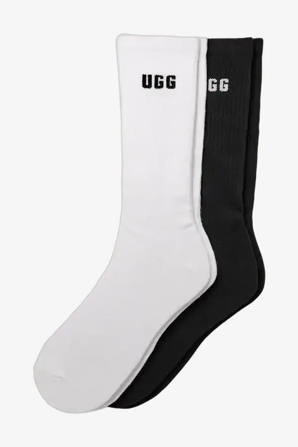 M Leander Logo Crew 2 Pack Wblc