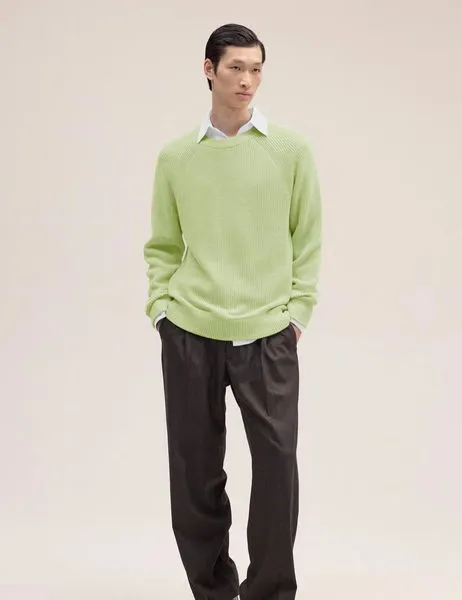 Jacobo Knitted Sweater Spring Fern