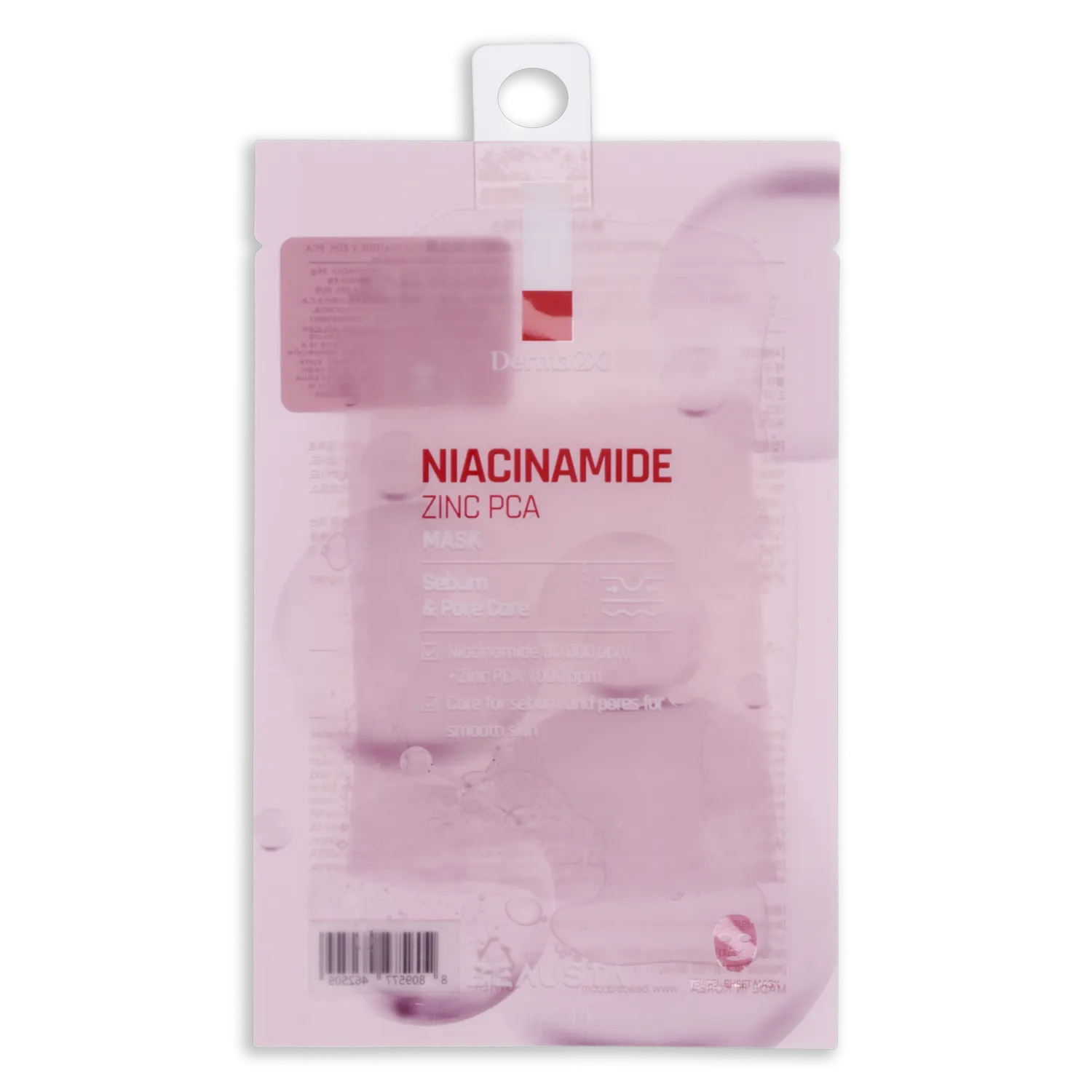 Mascarilla Facial Niacinamide Zinc Pca Derma 2X BEAUSTA 25 G