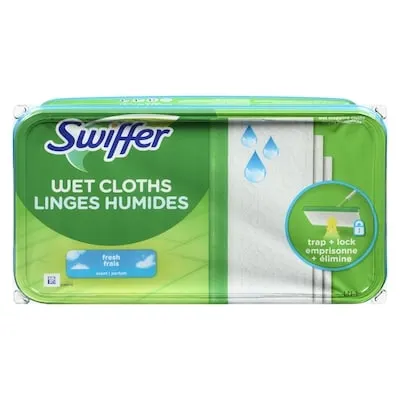 Sweeper Wet Mopping Cloth Refills for Floor Mopping and Cleaning, Multi-Surface Floor Cleaner, Fresh Scent, 24 count