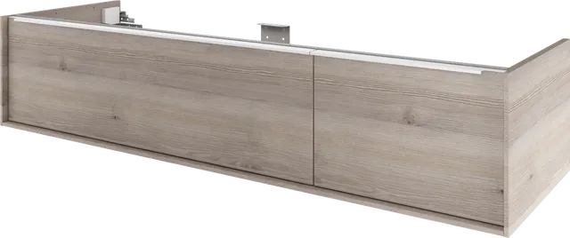 Mueble de baño Neo imitación roble grisáceo 150x48 cm