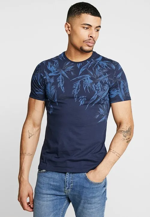 T-shirts med print - blue