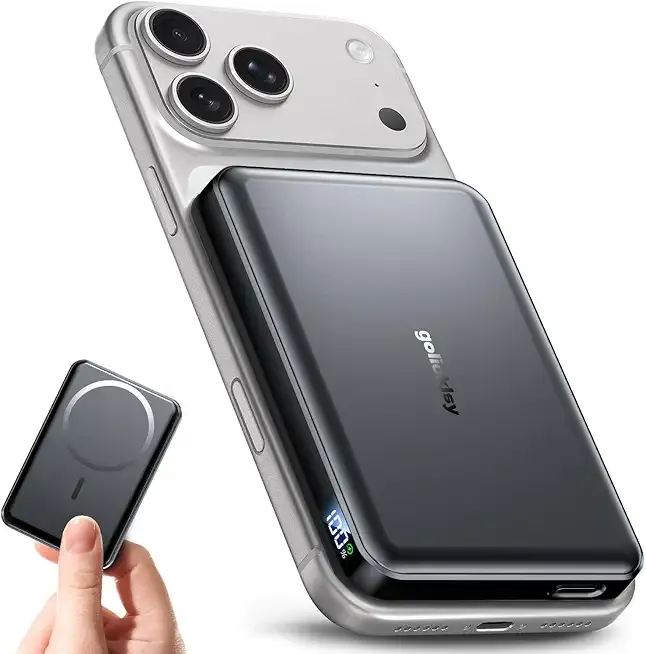 for Magsafe Portable Charger, Power Bank, 10000mAh Wireless Magnetic with Type-C 20W PD Fast Charging, LED Display for Magsafe Battery Pack,Wireless Portable Charger for iPhone 17/16/15/14 all Series