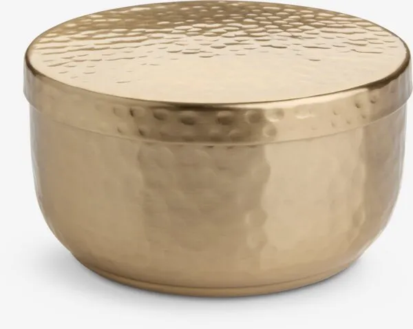 Voorraadpot TENHULT Ø11xH6cm goud