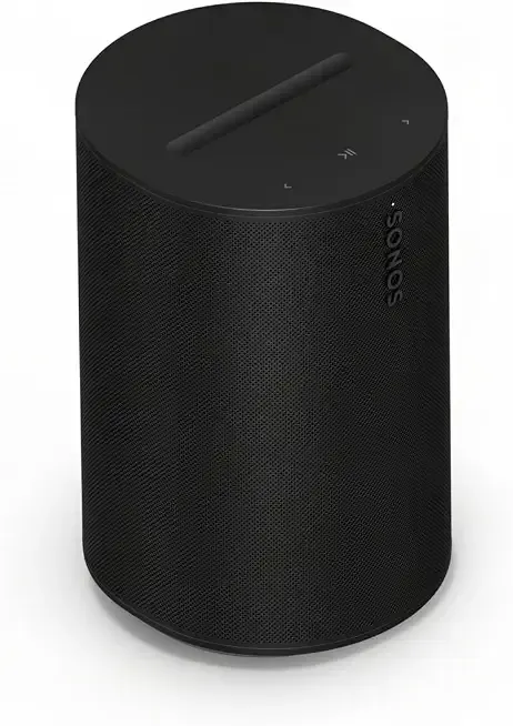 Era 100 SL Compact, Microphone-Free Speaker - Black | Dual angled tweeters and a powerful midwoofer | Pair Two for Stereo or Add as Soundbar Rears | WiFi | Bluetooth
