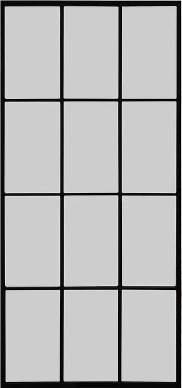 Avenue speil 90x195 cm svart, 12 ruter
