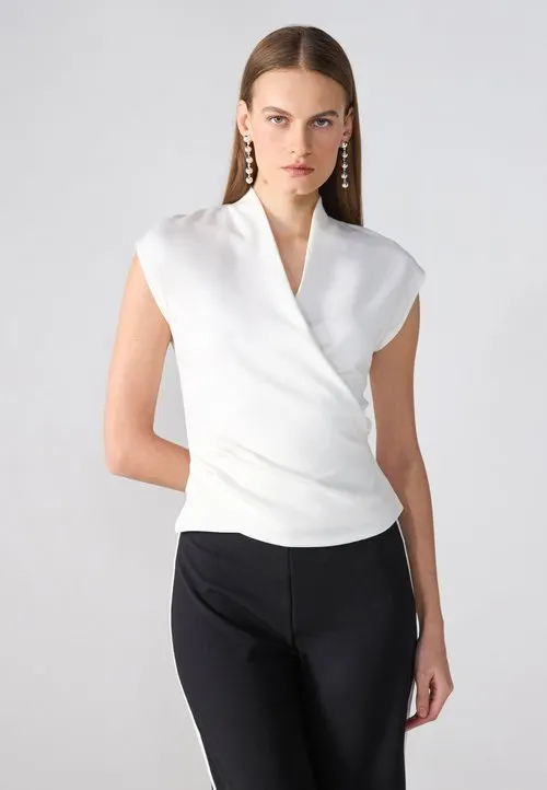 T-shirts med print - egret
