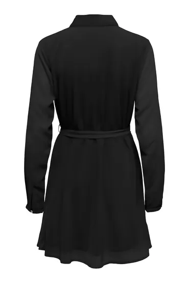 Vestido corto de gasa