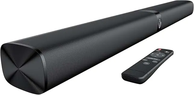 Assistrust Sound Bar for Smart TV, Soundbar with Bluetooth/ARC/Opt/AUX Connect, Auto Volume Boost, 3 Equalizer Modes, 2 in 1 Detachable Soundbar for…