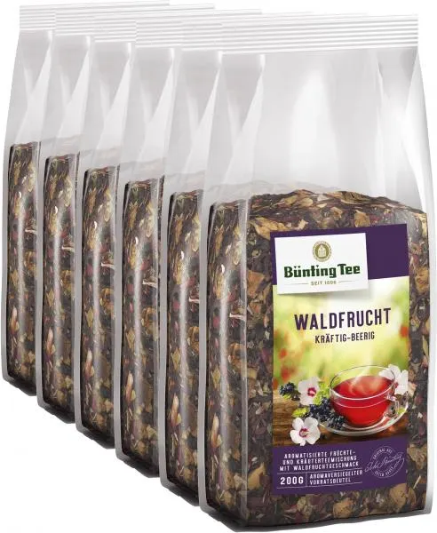 Bünting Tee Waldfrucht 6 x 0,20 kg