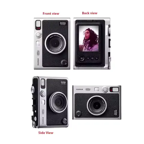 Original Fujifilm Instax Mini Evo Camera Fuji Instant Camera Smartphone Photos Print Camera Optional White Film 20/40 sheets