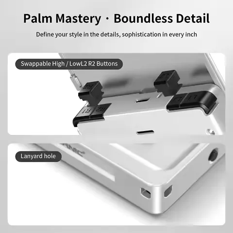 Game Console Anbernic RG Rotate Retro Handheld Android 12 T618 IPS Screen Game Emulator 3GB+32GB WiFi Portable Gaming Device