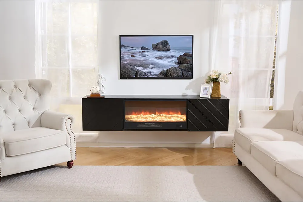 Onyx TV Stand & Fireplace