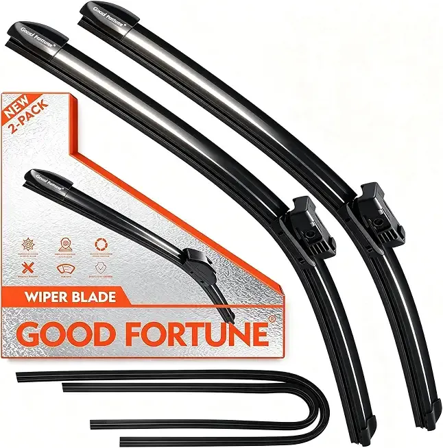 Good Fortune 24"+18"Graphene Coating windshield Wiper Blades Top Lock 2Pack