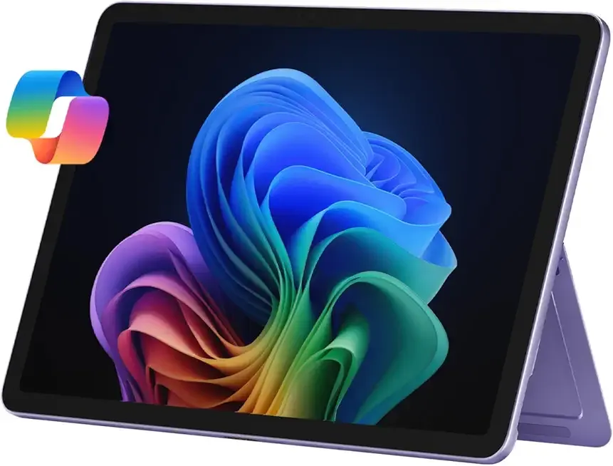 Surface Pro 2-in-1 Laptop/Tablet (2025), Windows 11 Copilot+ PC, 12" Touchscreen Display, Snapdragon X Plus (8 Core), 16GB RAM, 512GB Storage, Violet