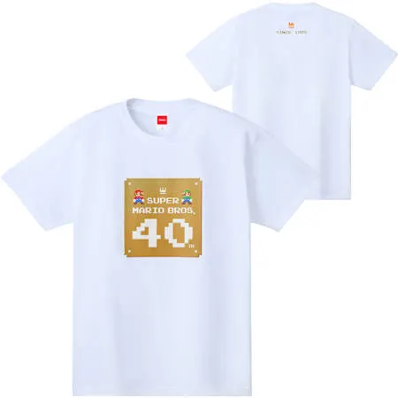 Super Mario Bros.™ 40th Anniversary T-Shirt - White