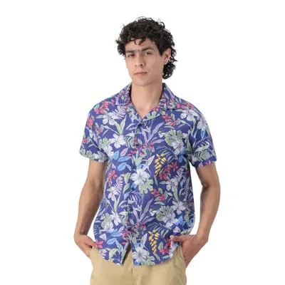 Camisa Hummo Hombre Fullprint De Flores