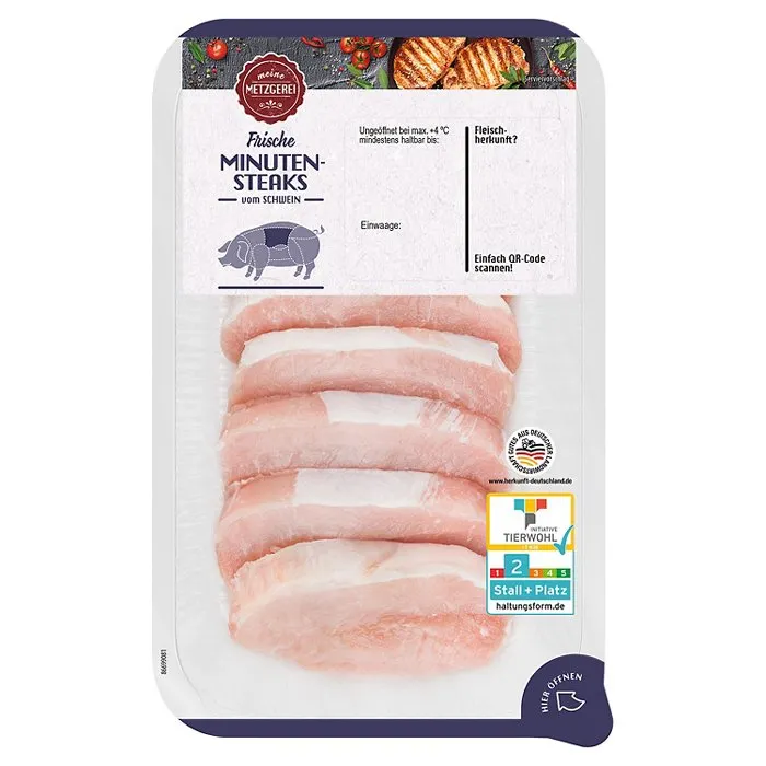 MEINE METZGEREI Schweine-Minutensteaks 400 g