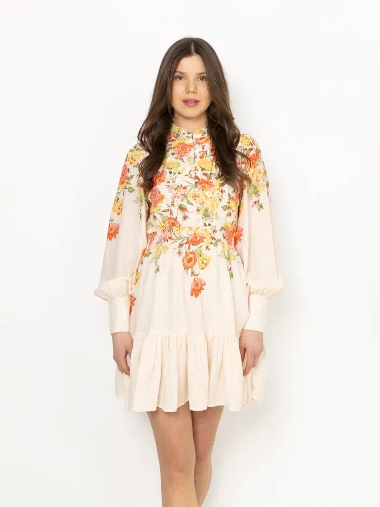 Liv Floral Linen Multi Floral