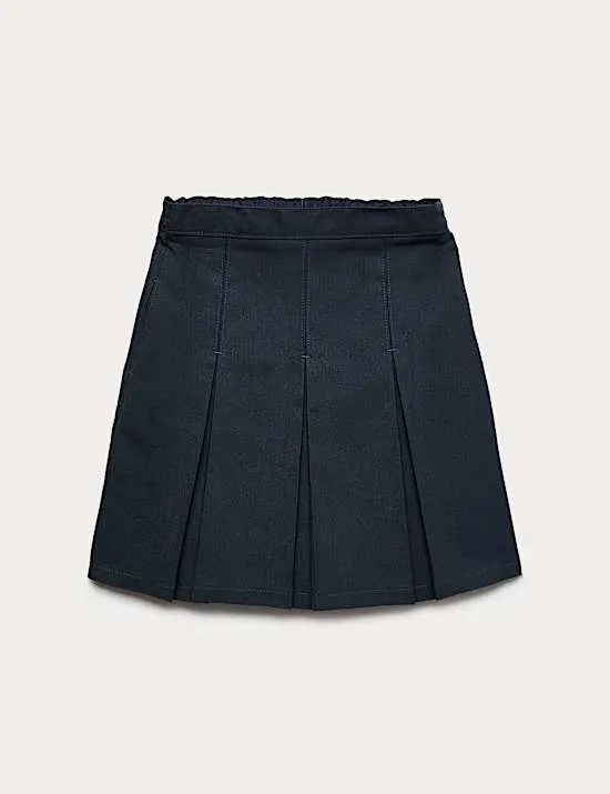 Girls' Permanent Pleats School Skirt (2-16 Yrs)