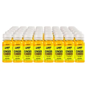 SLAPP Organic Ginger & Turmeric Daily Booster Shots 48-count