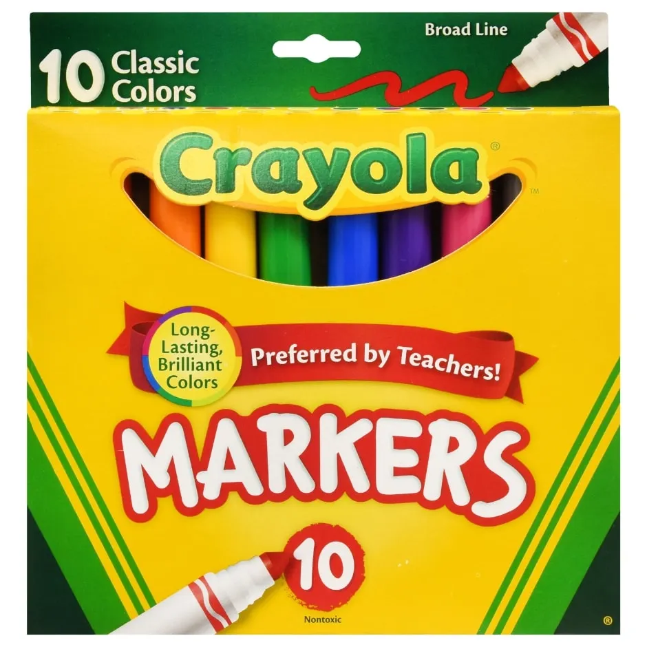 Crayola Classic Colors Markers, 10 ct.