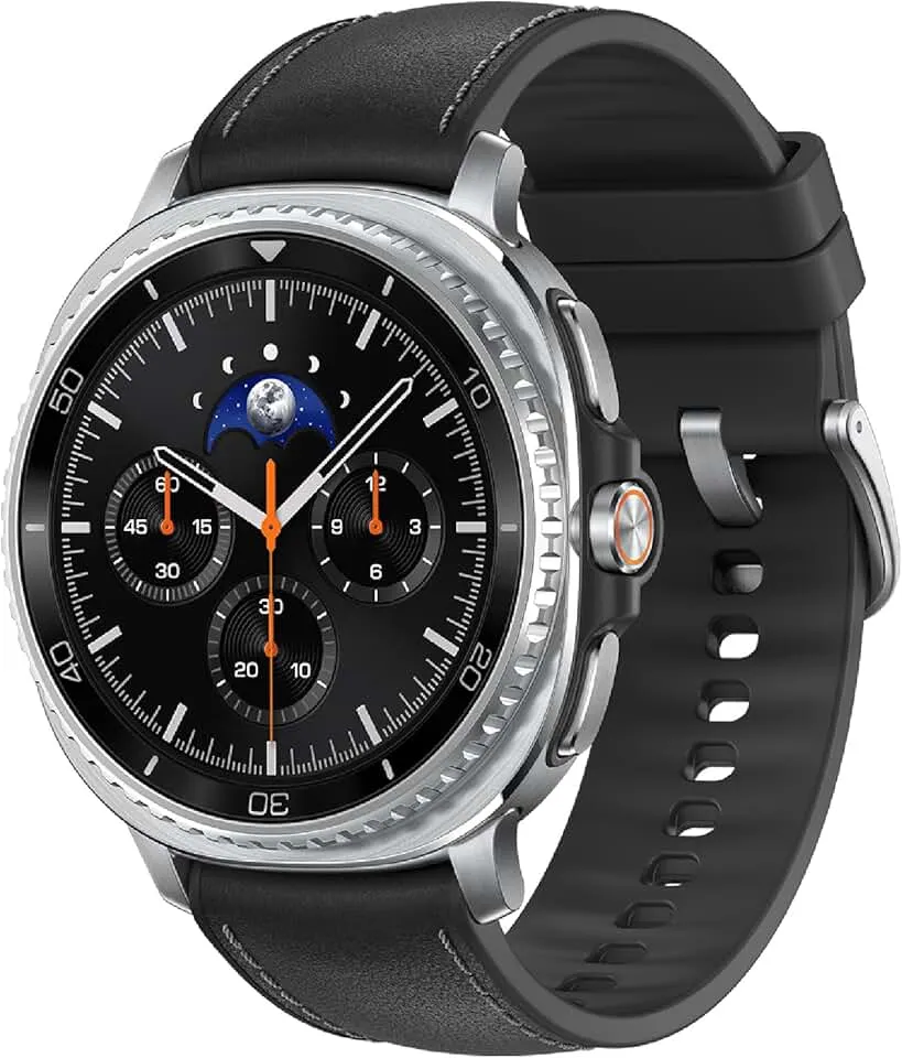 Samsung Galaxy Watch 8 Classic (2025) 46mm Bluetooth Smartwatch, Cushion Design, Rotating Bezel, Quick Button, Sleep Coaching, Running Coach, Energy Score, Black [US Version, 2 Yr Warranty]