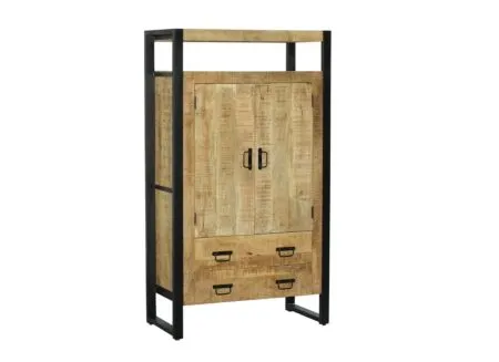 Barkast Sanguine 90cm - mango massief - natuur