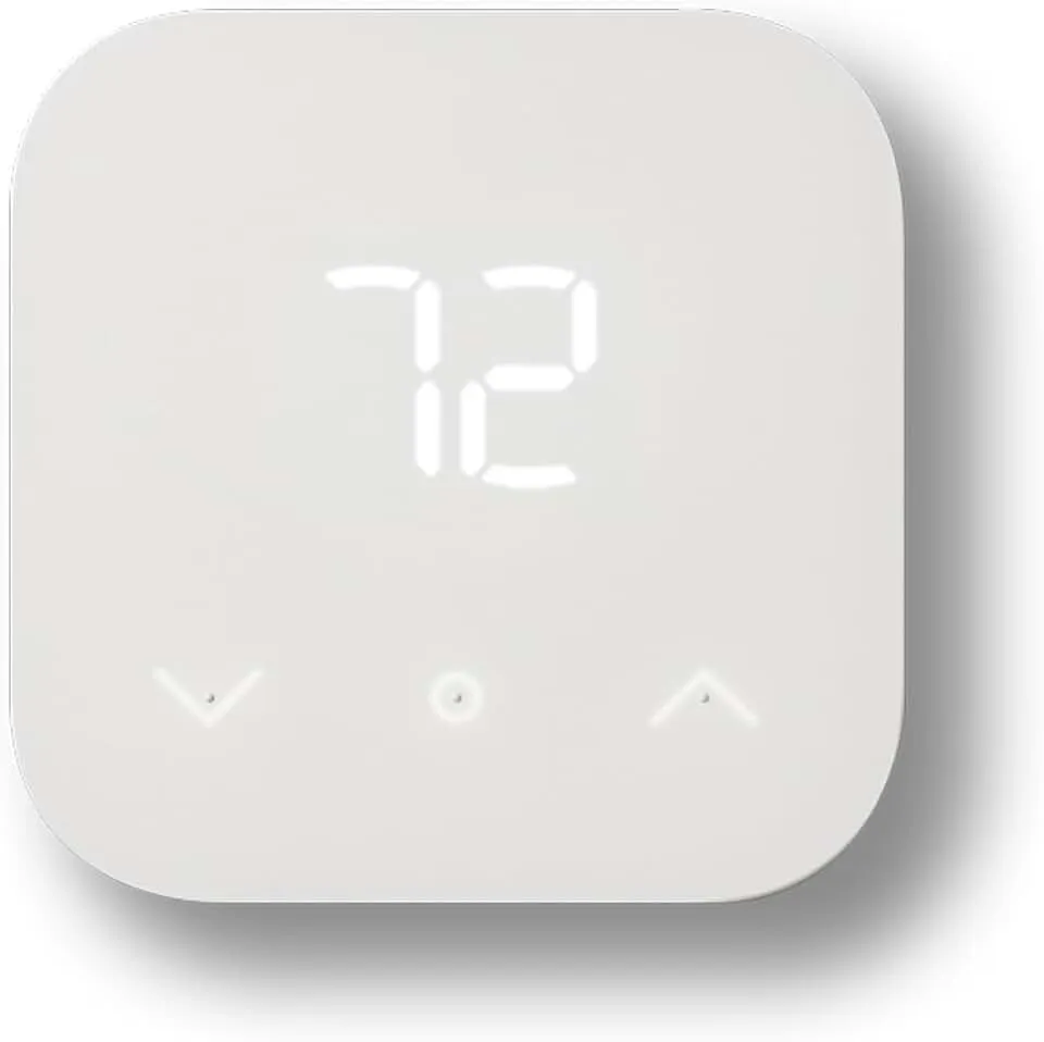 Amazon Smart Thermostat – Save money and energy - Works with Alexa and Ring - C-wire required