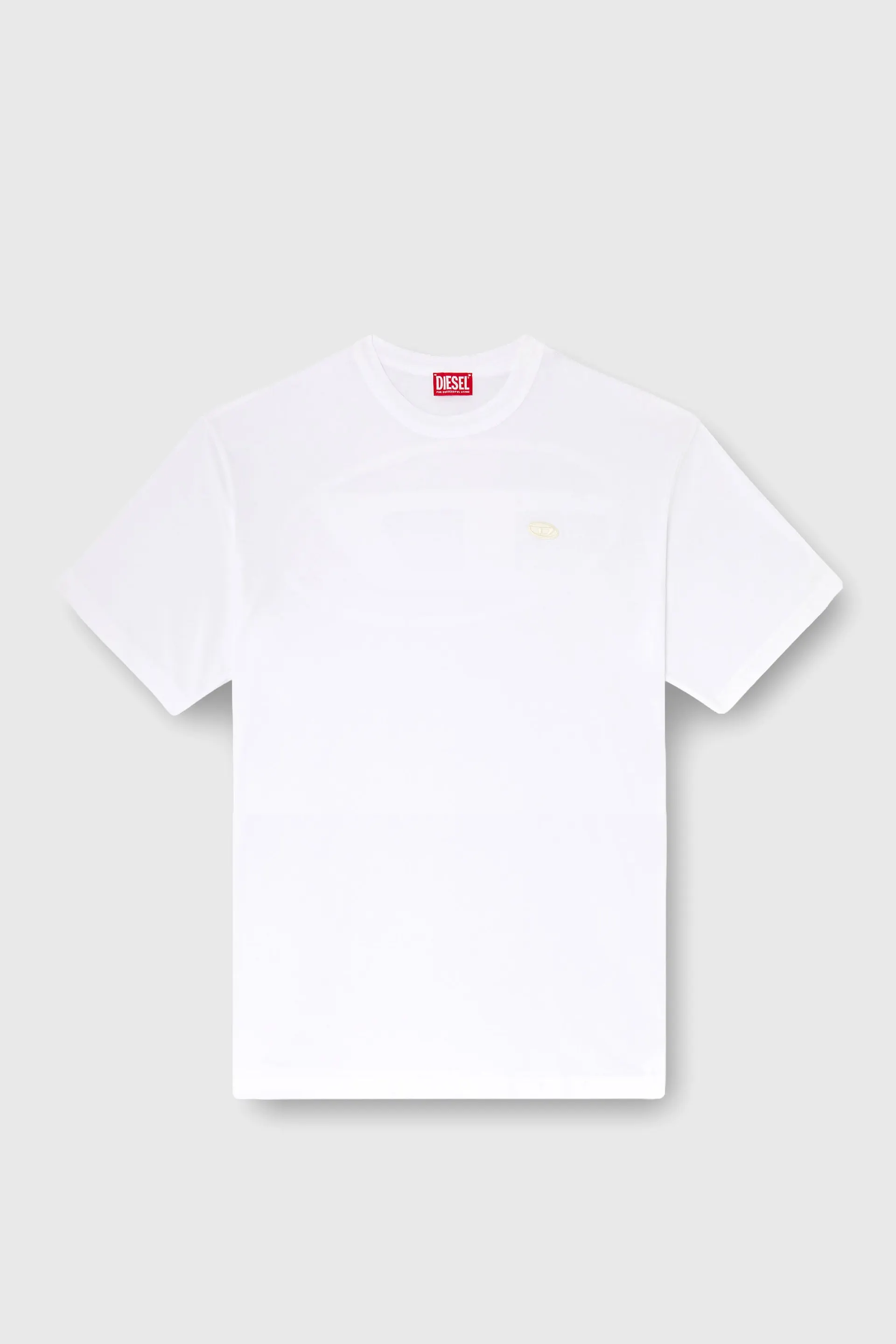 Cotton T-shirt with Oval D logo and graphic