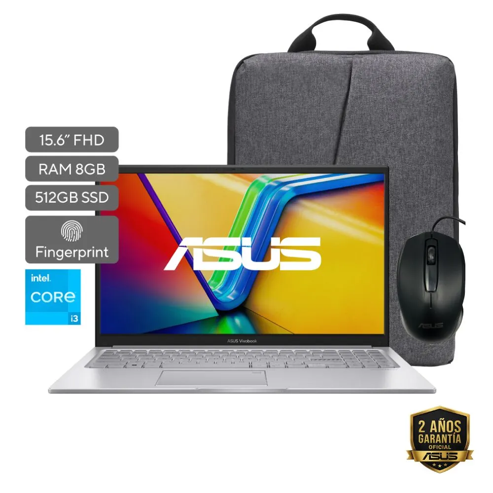 Asus Laptop Vivobook X1504za-Bq1862 Intel®Core™ I3-1215u 8gb Ssd 512gb M