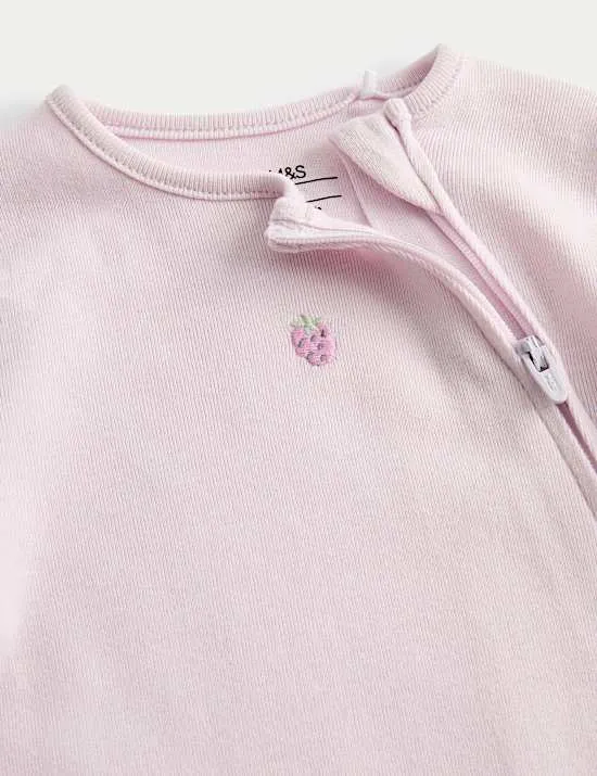 3er-Pack gemusterte Schlafanzüge aus reiner Baumwolle (2,7 kg–3 J.)