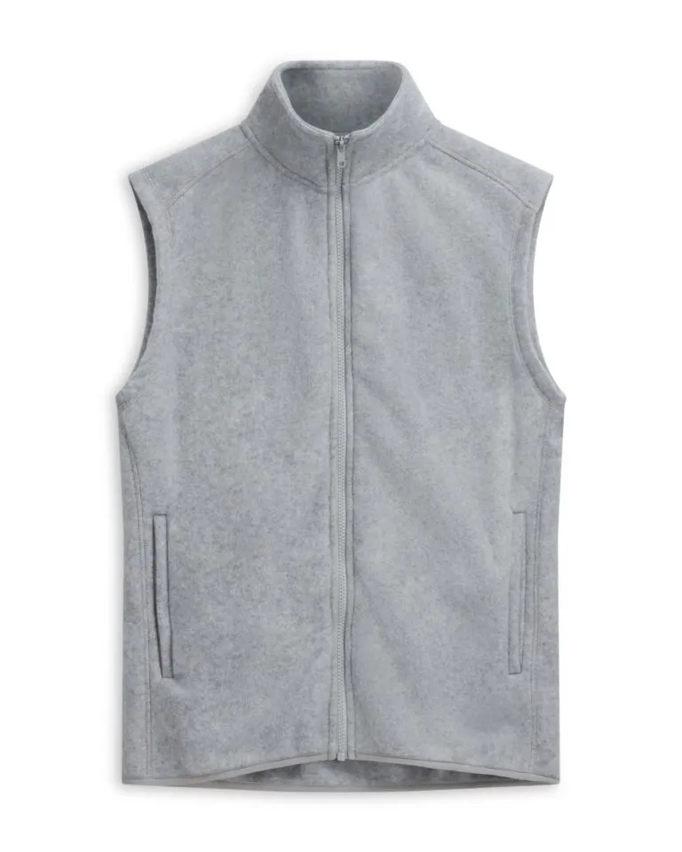 Fleece Waistcoat Unisex - Grå
