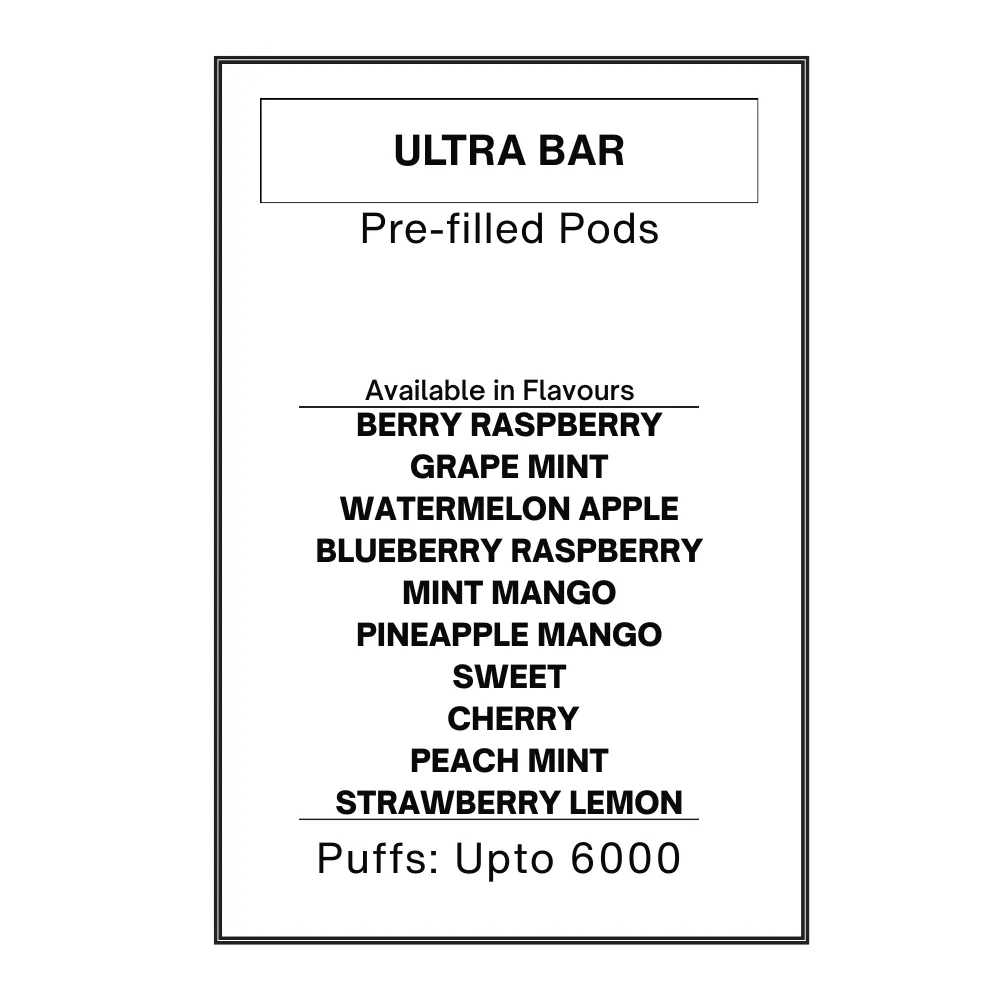 ULTRA Bar Pre-filled Pods 19.95mg/mL