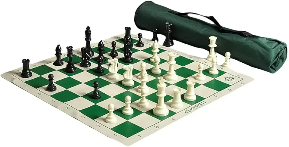 US Chess Quiver Tournament Chess Set Combination Triple Weighted