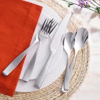 Mikasa 45-piece Stainless Steel Flatware Set, Satin Loft
